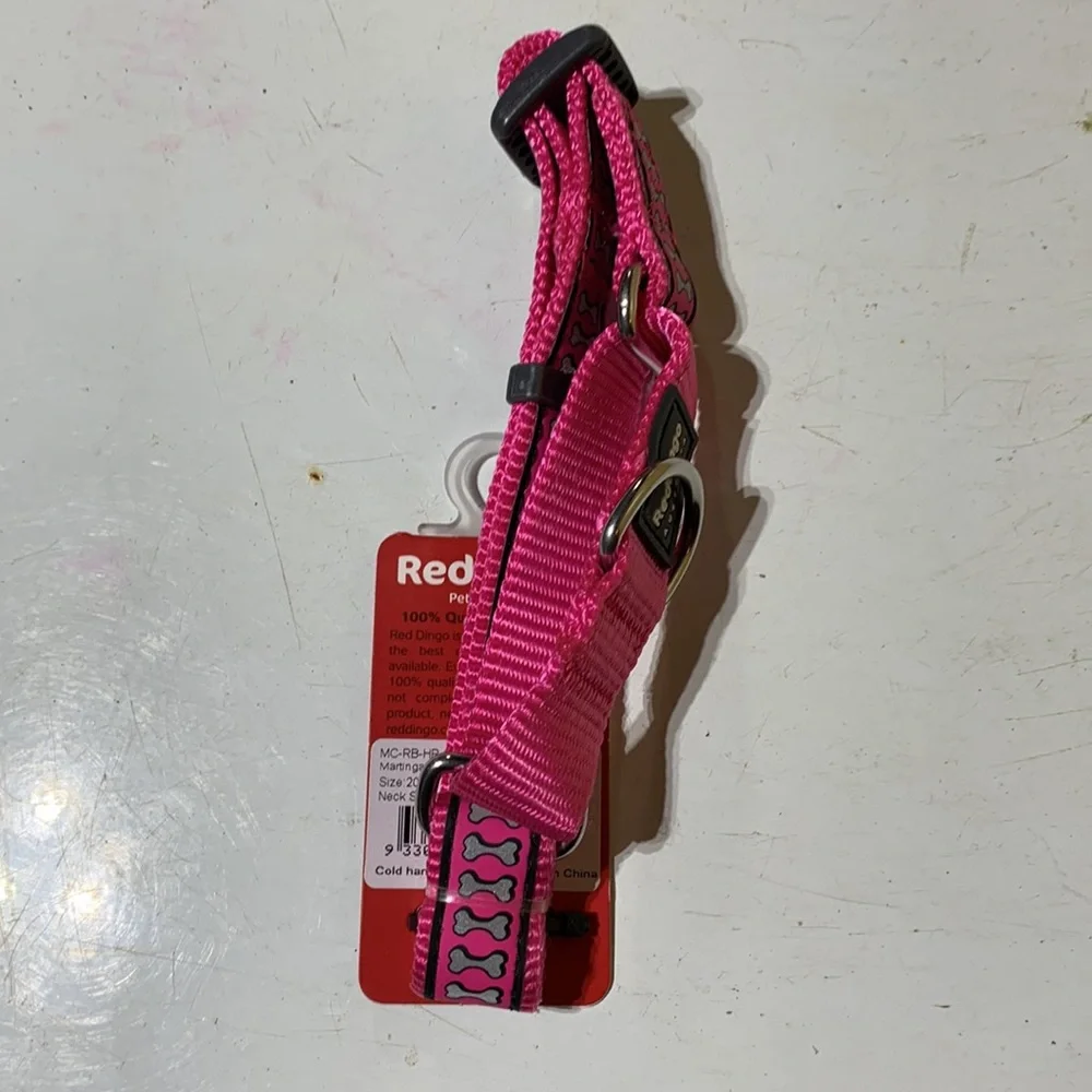 REDDINGO - Reflective ,Pink Dog Collar 🆕